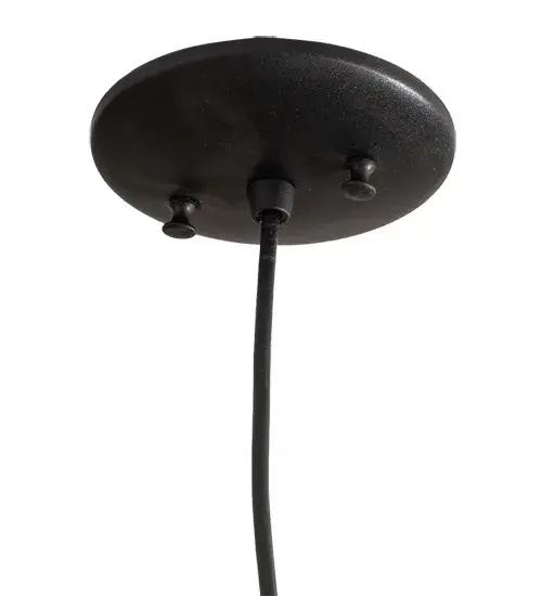 Every Meyda Tiffany item is a unique handcrafted work of art. Natural variations in the wide array of materials that we use to create each Meyda product make every item a masterpiece of its own. Photographs are a general representation of the product. Colors and designs will vary. Collection: Pendant Hardware Finish: Textured Black Glass: Black Glass Width: 5.00" Height: 5.50" Length: 5.00" Weight: 0.50 lb Number of Bulbs: 1 Maximum Wattage: 60.00 W Bulb Type: A19 Bulb Base: E26 Material: Steel Country of Origin: USA Safety Listing: Damp Safety Rating: Damp - alternate view