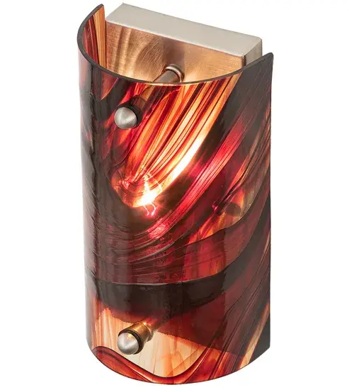 5" Wide Cabernet Swirl Wall Sconce - Image 4