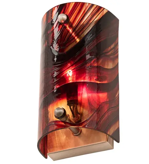 5" Wide Cabernet Swirl Wall Sconce - Image 6