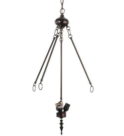 18" Wide Inverted Pendant Hardware