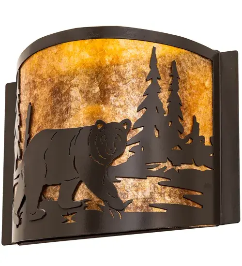 The Meyda Tiffany - Bear At Lake by Meyda Lighting - Image 3