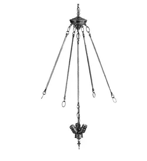 The Inverted Pendant Hardware by Meyda Lighting - Image 1