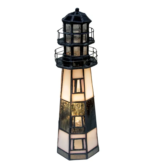 9.5"H The Lighthouse on Montauk Point Accent Lamp