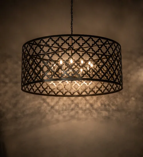 60" Wide Clover Pendant