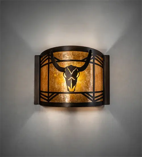 The Steer Skull by Meyda Lighting - Image 1