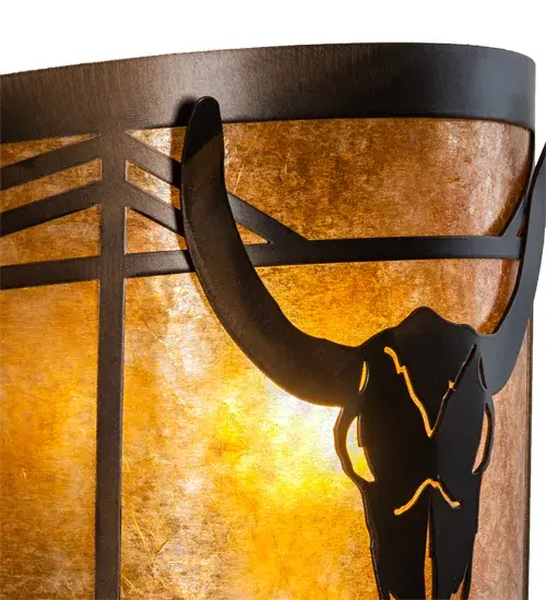 The Steer Skull by Meyda Lighting - Image 9