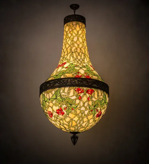 35" Wide Morning Glory Pendant