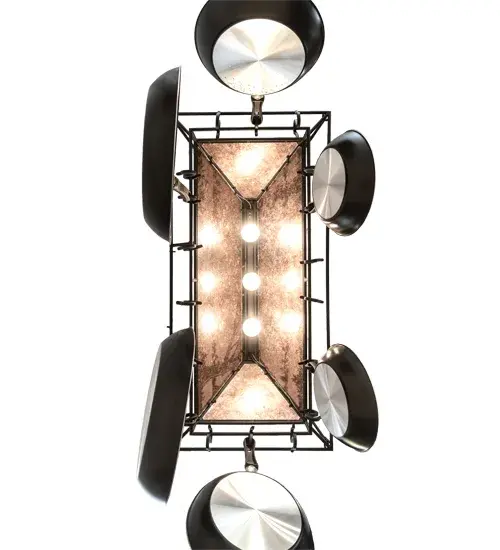 40" Long Moose at Lake 3 Light Pot Rack - Image 8