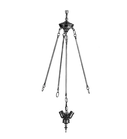5.5" Wide Inverted Pendant Hardware