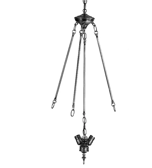 5" Wide Inverted Pendant Hardware