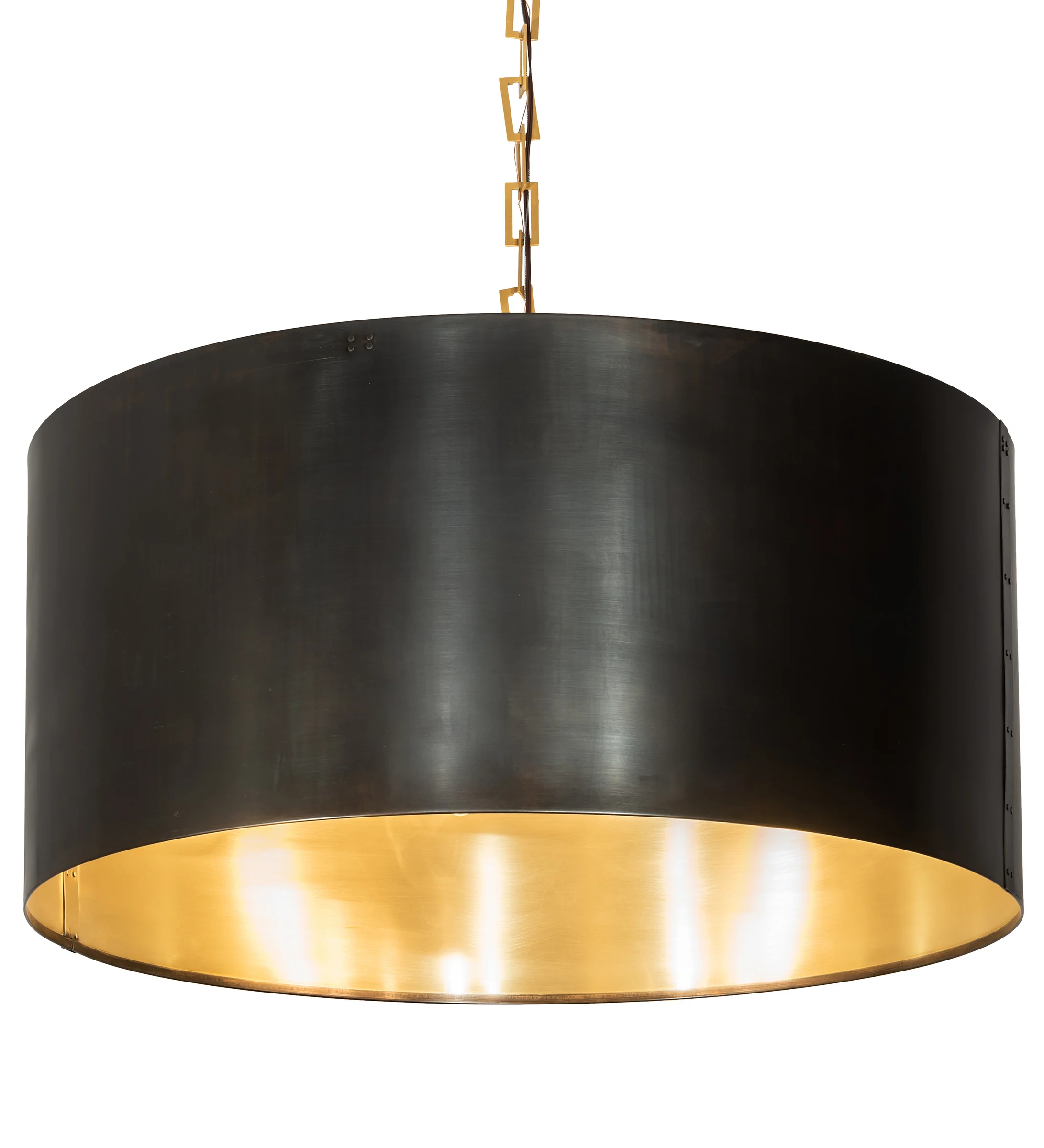 Cilindro 12 Light Pendant in Craftsman Brown/Oil Rubbed Bronze/Brushed Brass