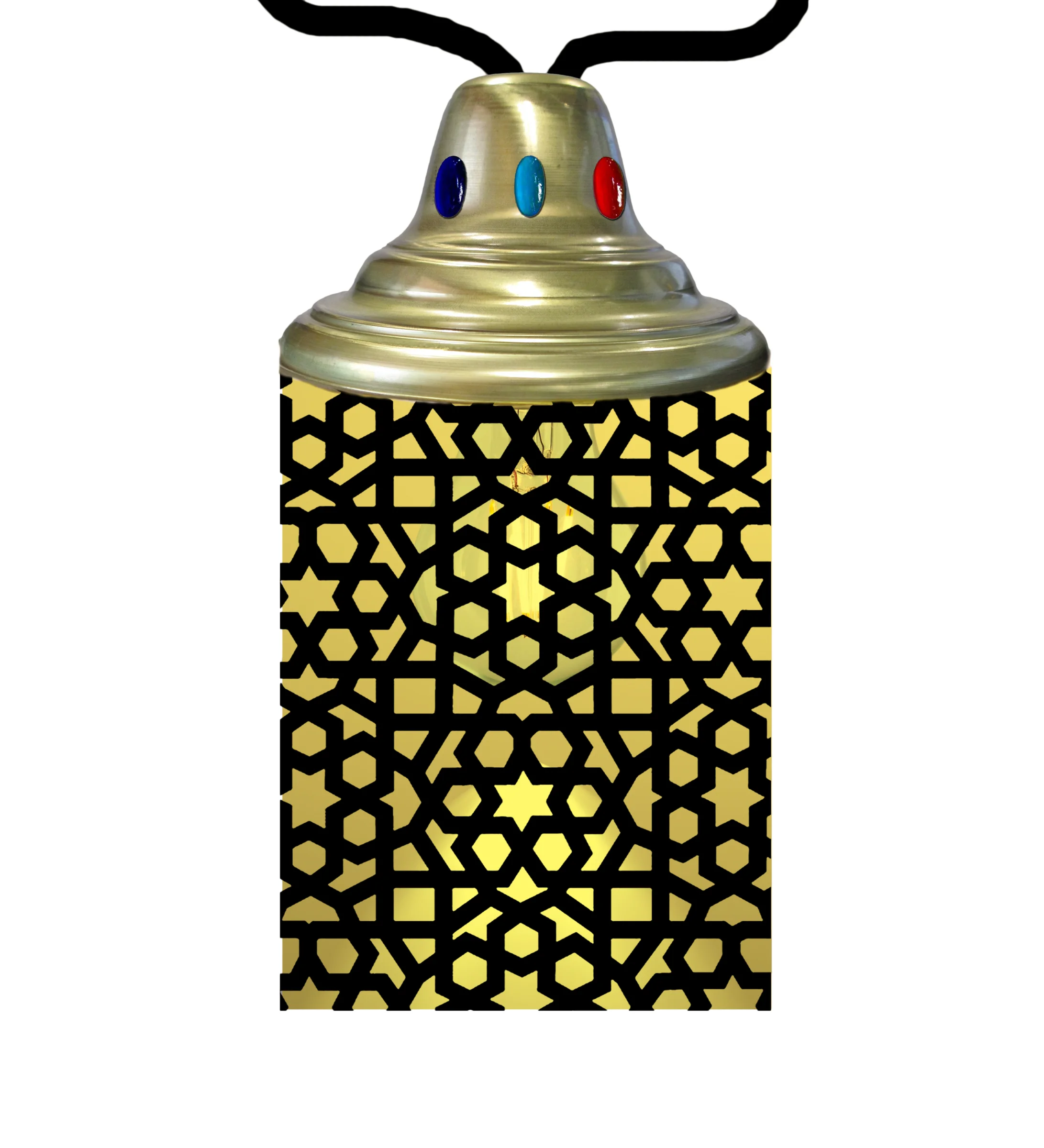 Tortola One Light Lantern in Craftsman Brown
