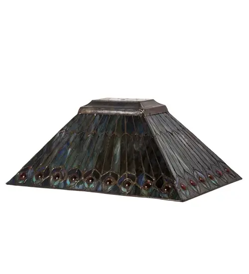 The Meyda Tiffany - Tiffany Jeweled Peacock by Meyda Lighting - Image 2