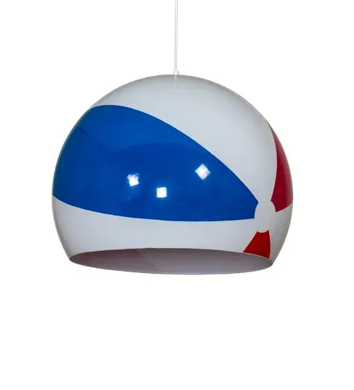 24" Wide Beach Ball Pendant - Image 3