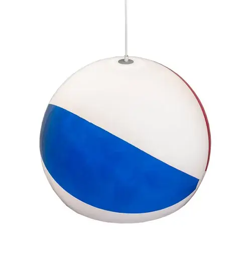 24" Wide Beach Ball Pendant - Image 4