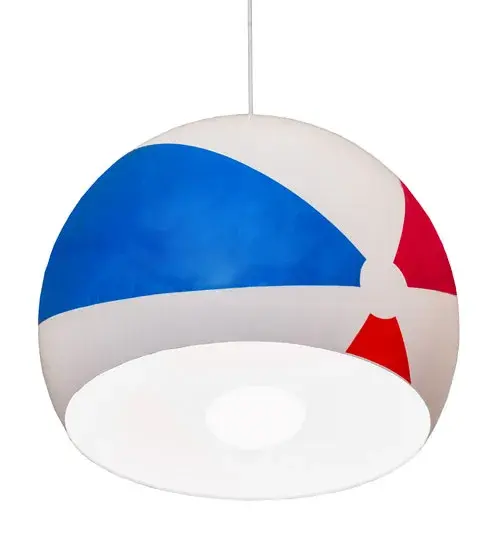 24" Wide Beach Ball Pendant - Image 6