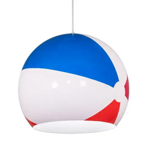 18" Wide Beach Ball Pendant - Image 2