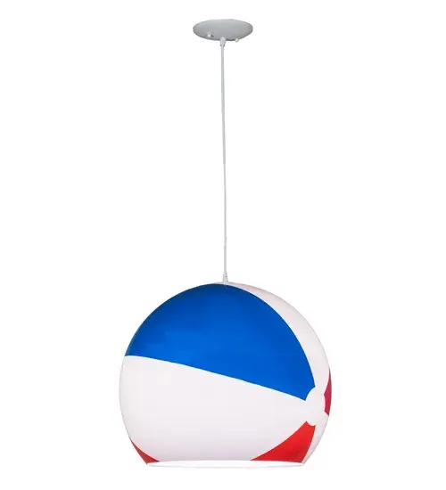 18" Wide Beach Ball Pendant - Image 11