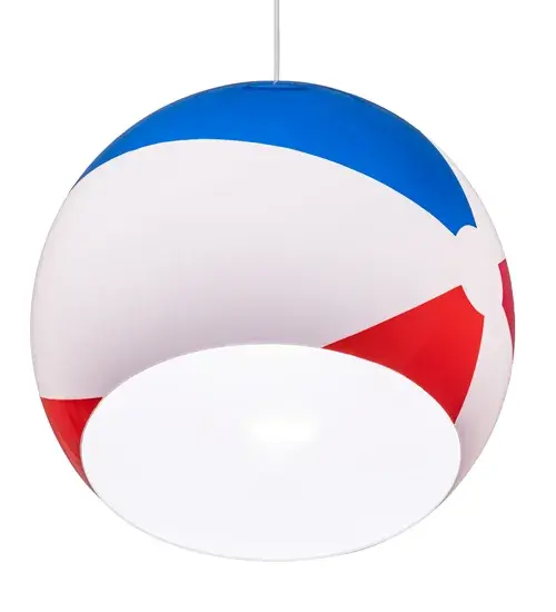 18" Wide Beach Ball Pendant - Image 5