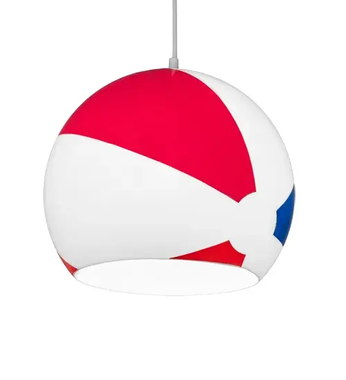 12" Wide Beach Ball Pendant - Image 2