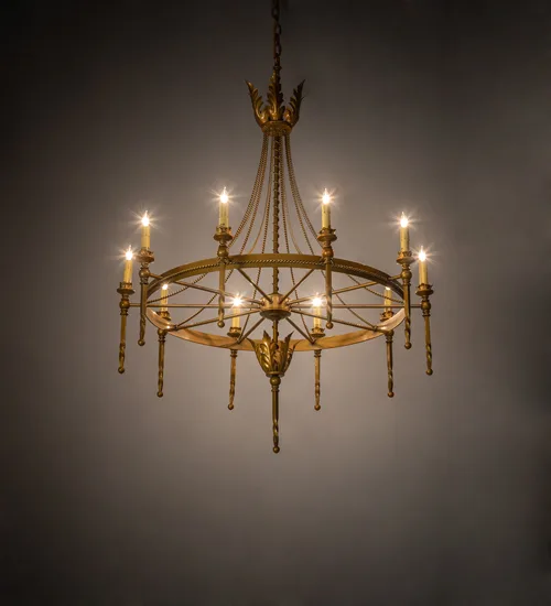 36" Wide Amaury 10 Light Chandelier