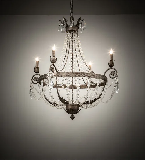 34" Wide Antonia 4 Light Chandelier