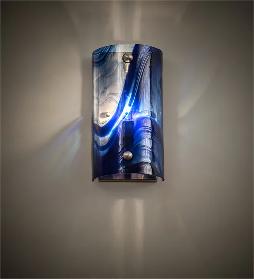 5" Wide Curacao Swirl Wall Sconce