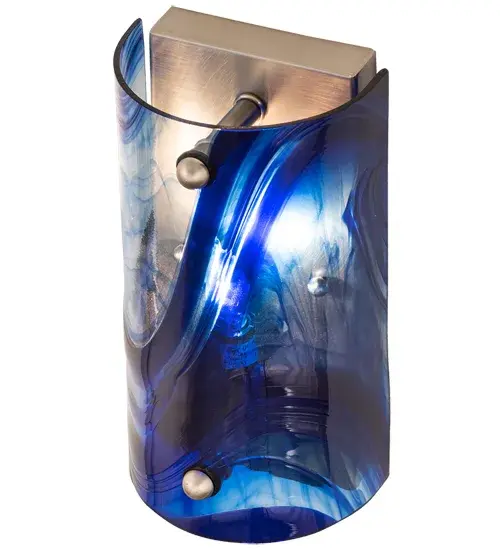 5" Wide Curacao Swirl Wall Sconce - Image 4