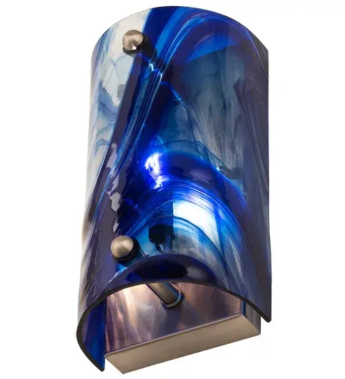 5" Wide Curacao Swirl Wall Sconce - Image 6