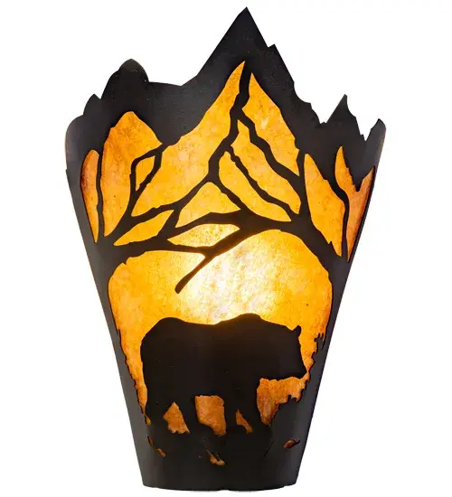 The Bear at Dawn by Meyda Lighting - Image 5