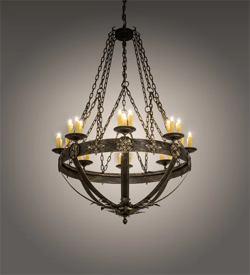 60" Wide Neapolis 24 Light Chandelier