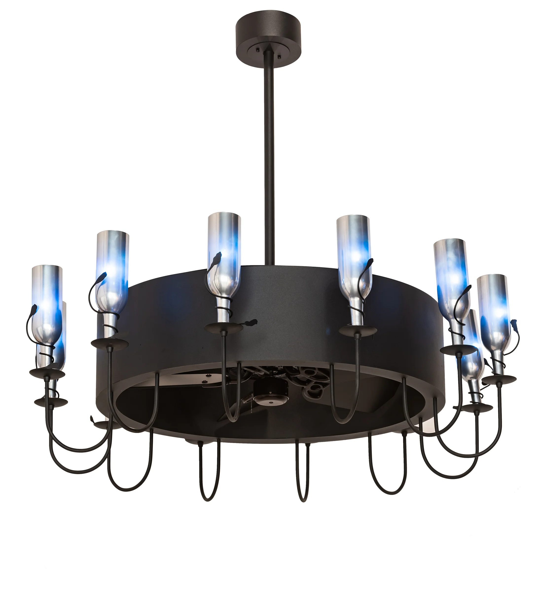 Tuscan Vineyard 12 Light Chandel-Air in Oiled Bronze