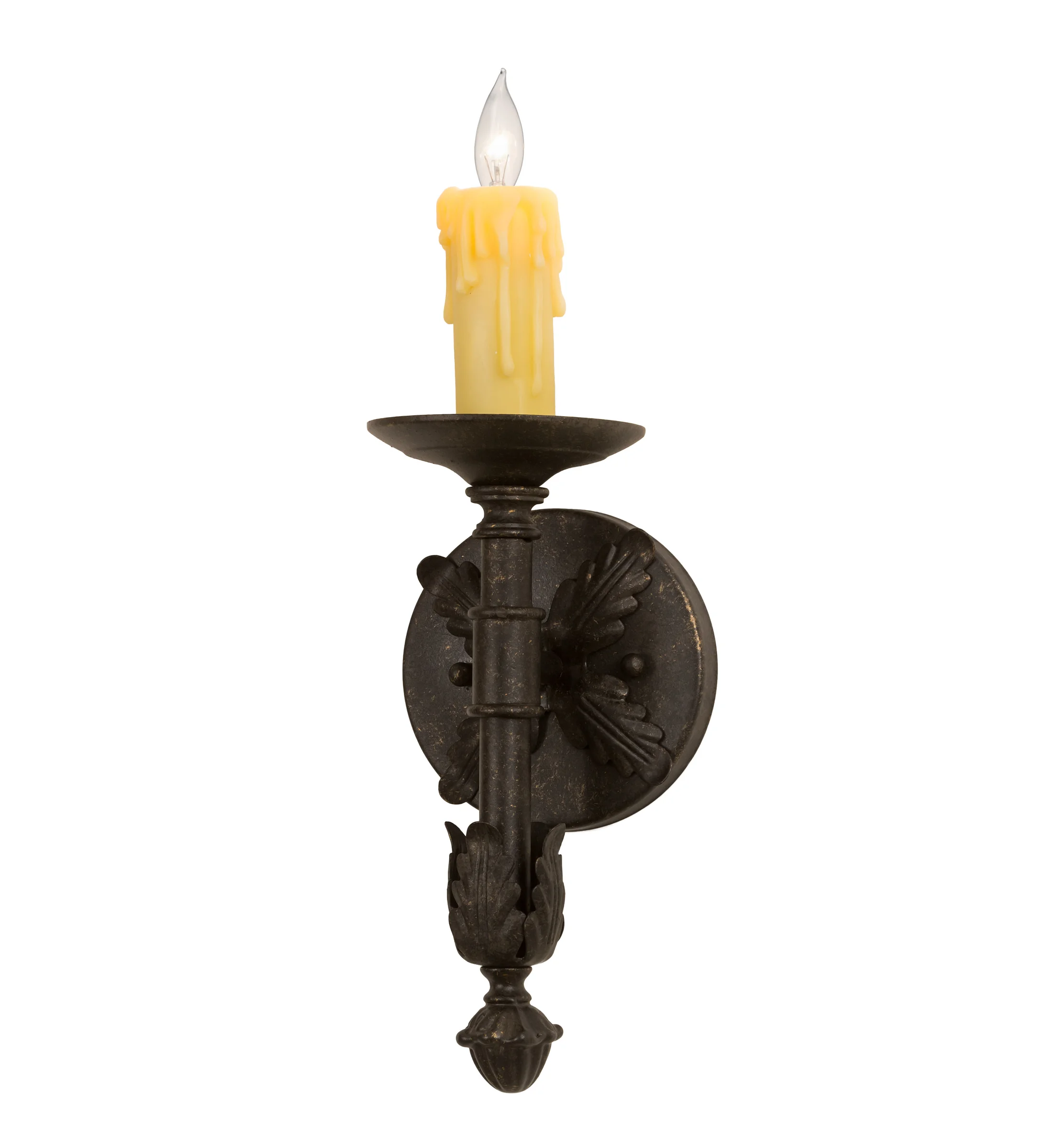 Clovis One Light Wall Sconce in Golden Bronze