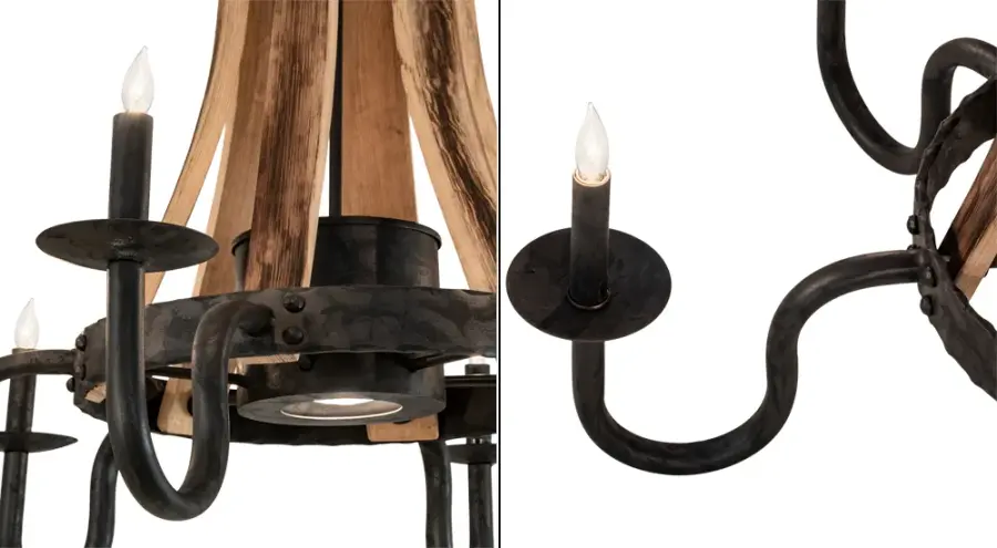 The Barrel Stave by Meyda Lighting - Image 8