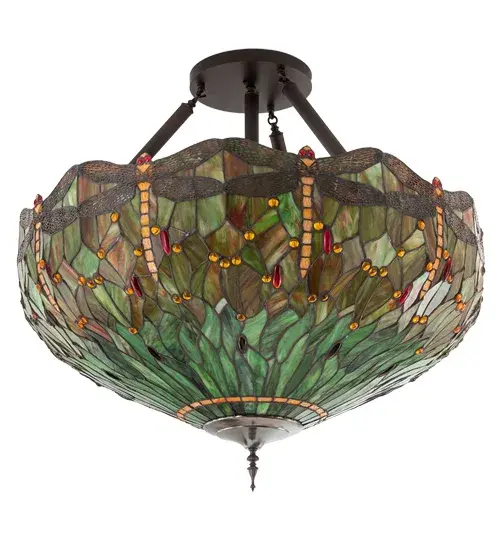 The Tiffany Hanginghead Dragonfly by Meyda Lighting - Image 3