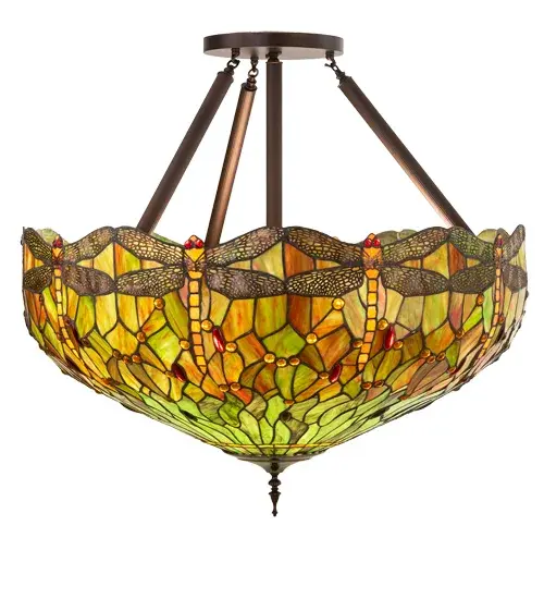 The Tiffany Hanginghead Dragonfly by Meyda Lighting - Image 5