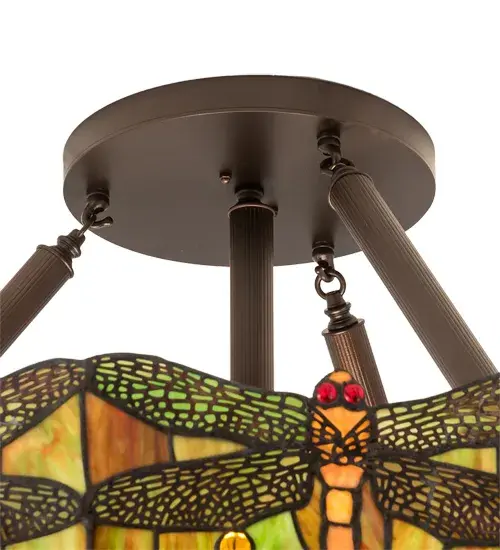 The Tiffany Hanginghead Dragonfly by Meyda Lighting - Image 10