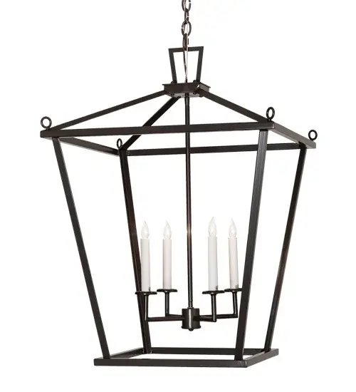 A sophisticated architecturally styled fixture is designed with a pizazz that is unique, fresh and stylish. Give your decor an extra edge with this breathtaking fixture, which is highlighted with a solid structure. Beautiful ambient illumination is revealed by four White faux candlelights. The hardware & frame are featured in a handsome Timeless Bronze finish. Overall height ranges from 37 to 67 inches as chain length adjusts easily in the field. Handmade by highly skilled artisans in our 180,000 sq ft manufacturing facility in Yorkville, New York. Lens materials & metal finishes can be customized to your requirements. UL & cUL listed for dry & damp locations. Collection: Kitzi Finish: Timeless Bronze/White Glass: White Width: 24.00" Height: 37.00" Length: 24.00" Weight: 26.00 lb Number of Bulbs: 4 Maximum Wattage: 60.00 W Bulb Type: BA9 Bulb Base: E12 Material: Steel Country of Origin: USA Safety Listing: Damp Safety Rating: Damp - alternate view
