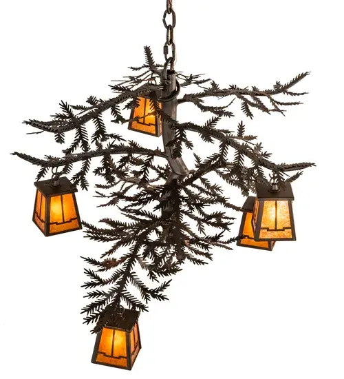 The Meyda Tiffany - Pine Branch by Meyda Lighting - Image 4