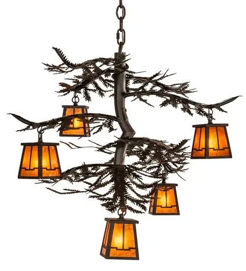The Meyda Tiffany - Pine Branch by Meyda Lighting - Image 5