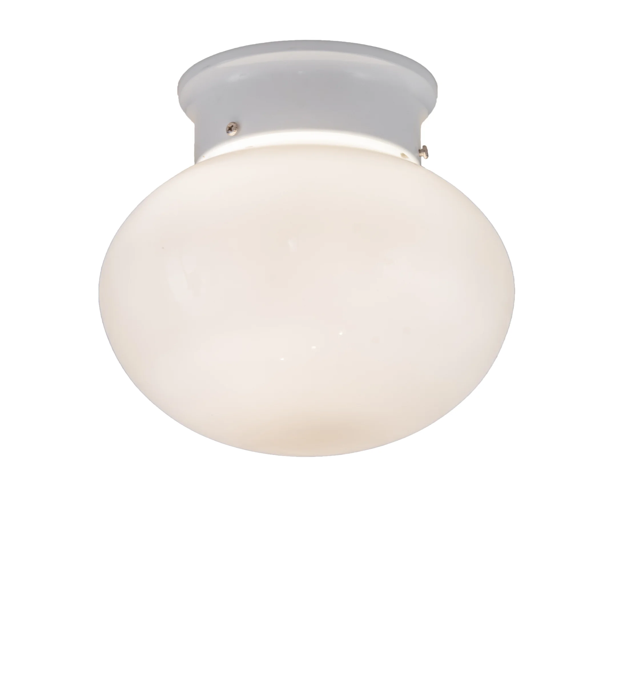 Bola One Light Flushmount in White