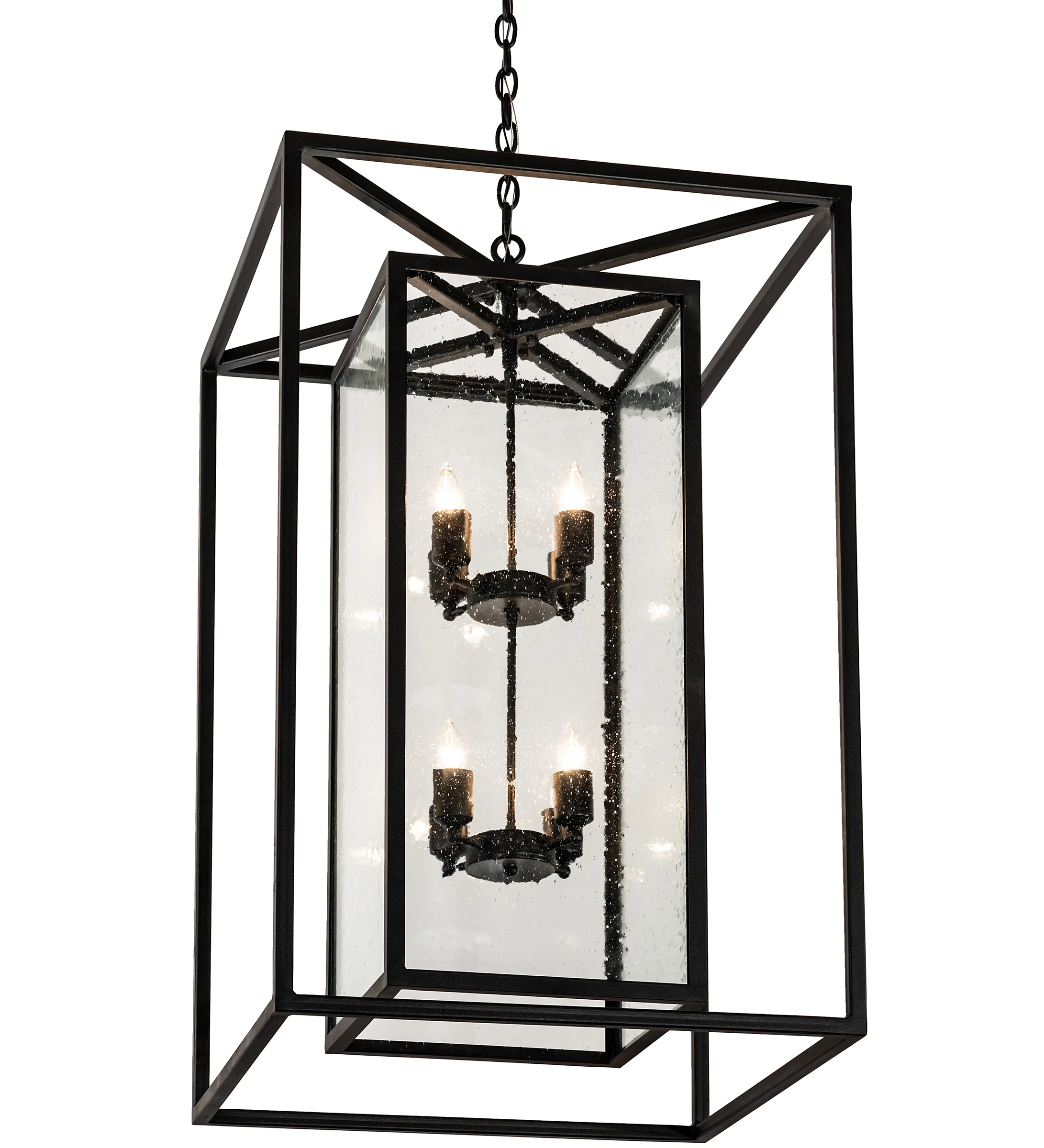 25" Square Kitzi Box Pendant