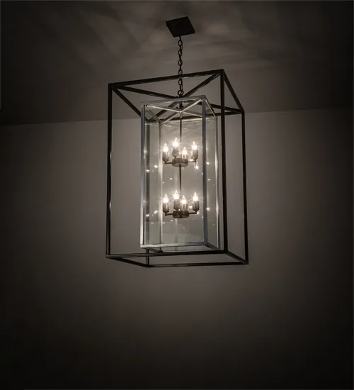28" Square Kitzi Box Pendant