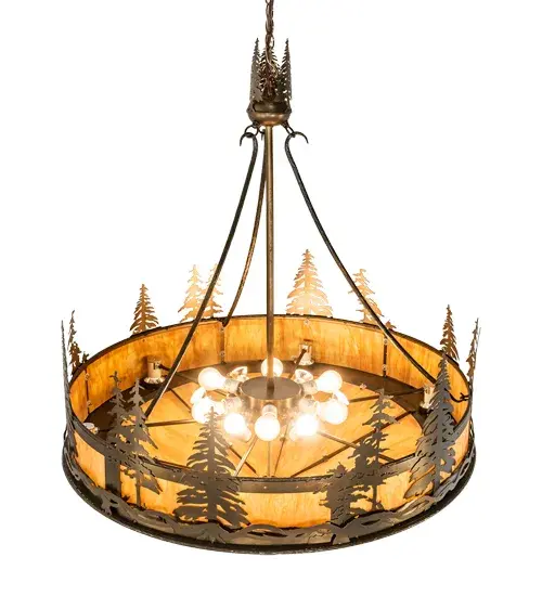 The Meyda Tiffany - Tall Pines by Meyda Lighting - Image 4