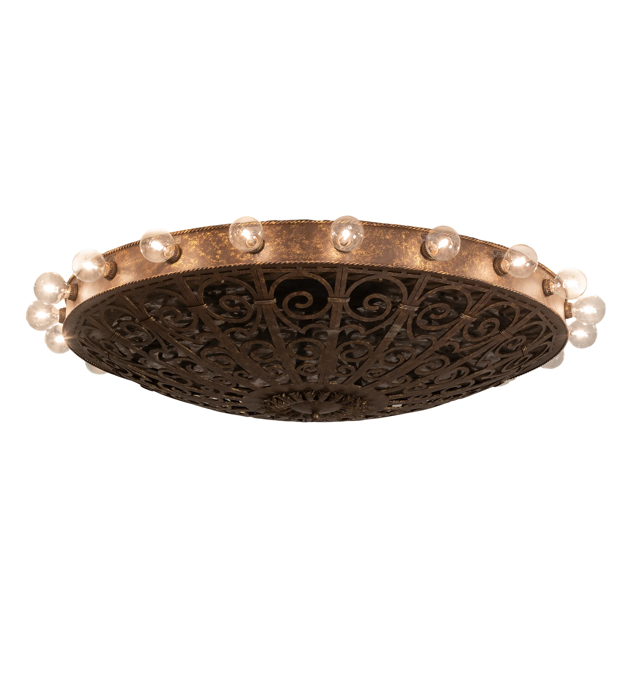 52" Wide Osteria 20 Light Flushmount