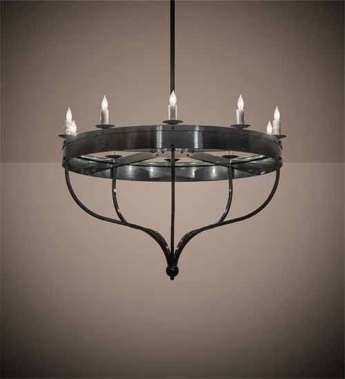 54" Wide Parnella 10 Light Chandelier