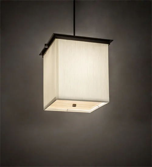 18" Square Spalding Pendant