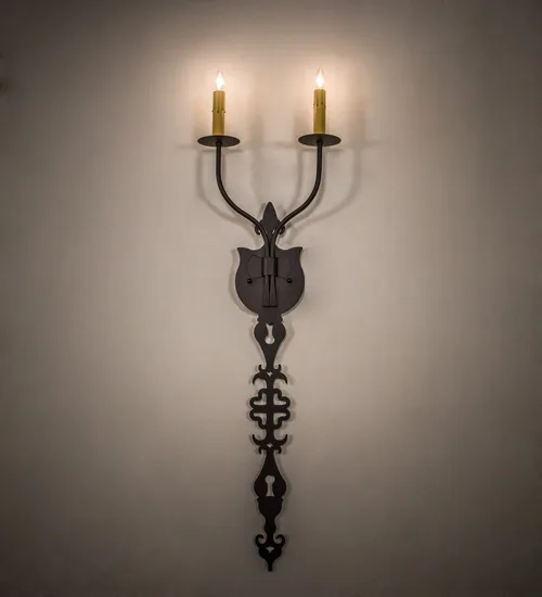 11" Wide Merano 2 Light Wall Sconce