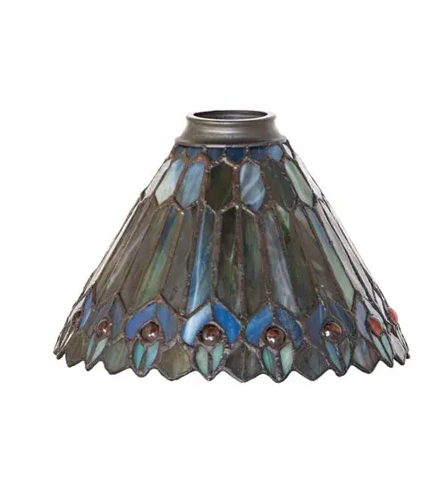 The Tiffany Jeweled Peacock by Meyda Lighting - Image 2