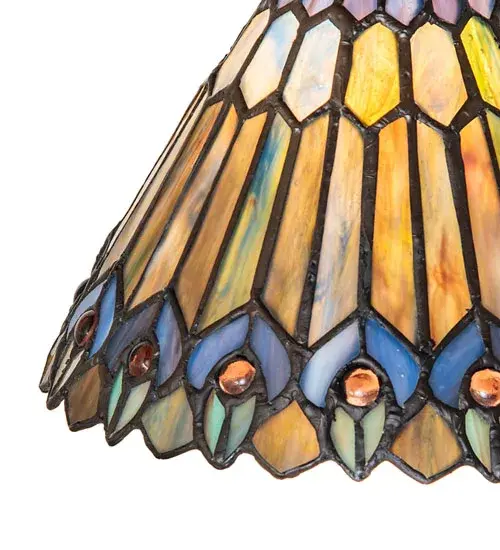 The Tiffany Jeweled Peacock by Meyda Lighting - Image 3